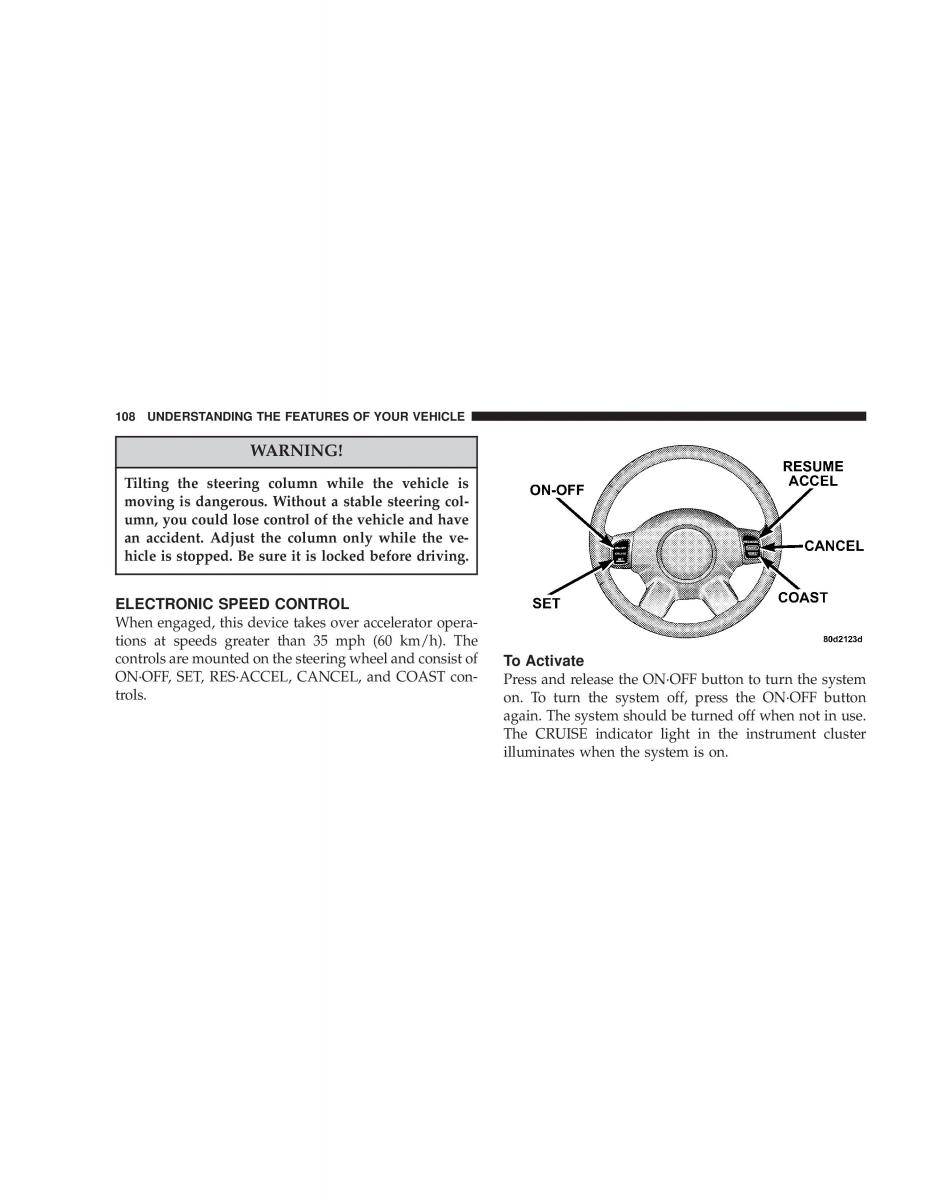 Jeep Liberty Cherokee KJ owners manual / page 108