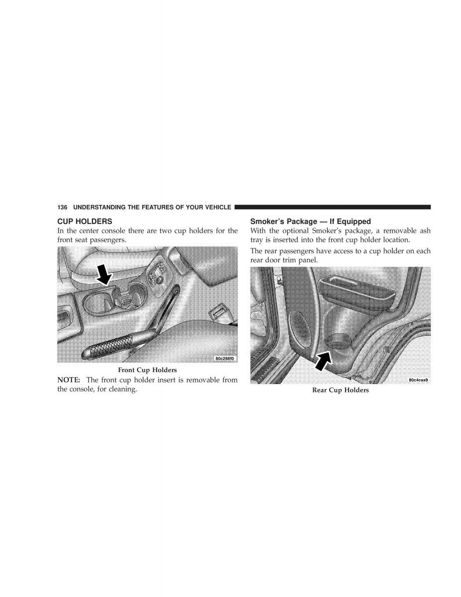 Jeep Liberty Cherokee KJ owners manual / page 136