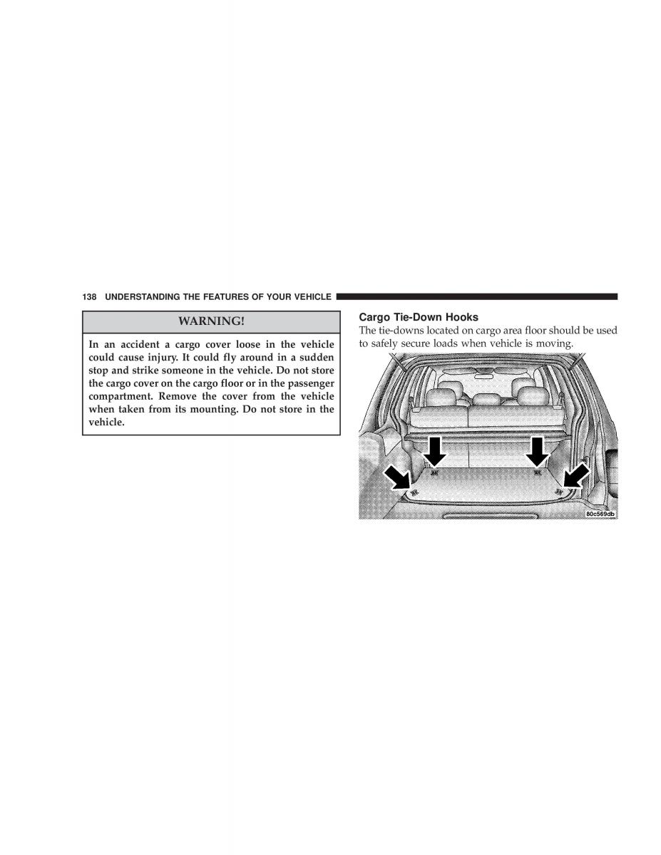 Jeep Liberty Cherokee KJ owners manual / page 138