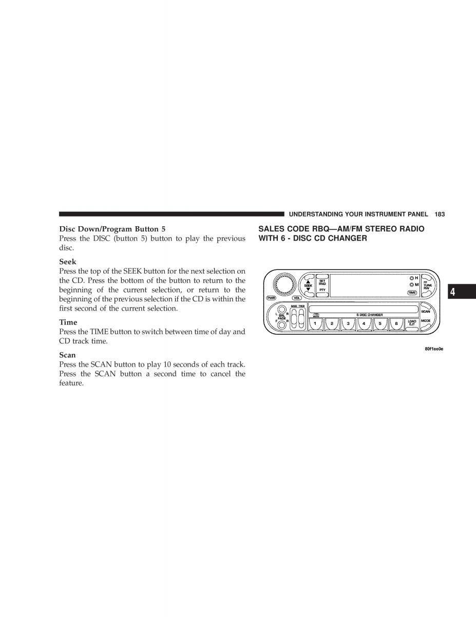 Jeep Liberty Cherokee KJ owners manual / page 183