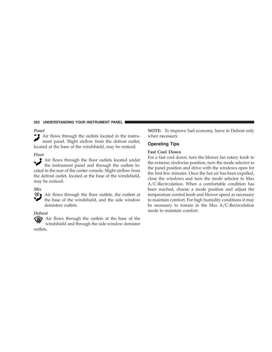 Jeep Liberty Cherokee KJ owners manual / page 202