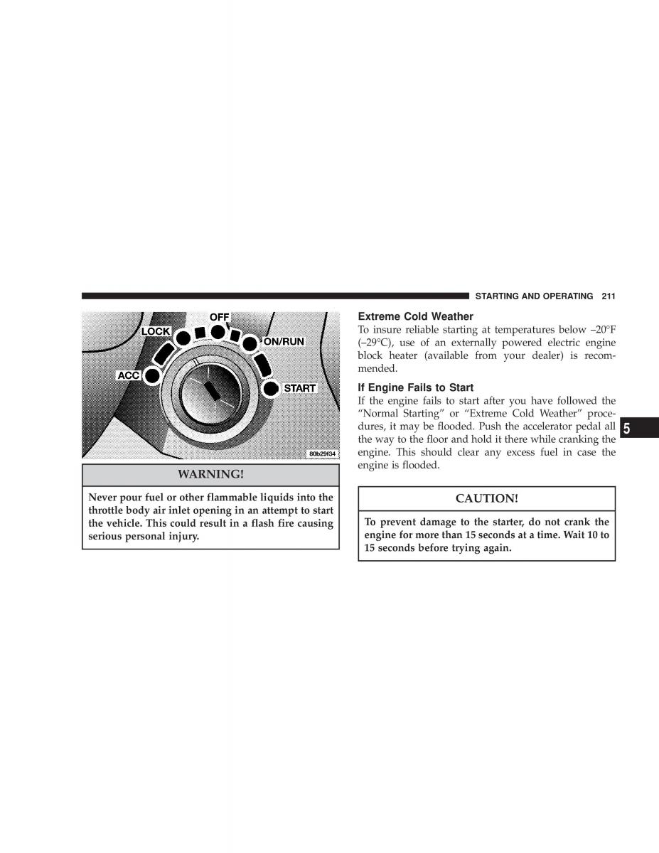 Jeep Liberty Cherokee KJ owners manual / page 211