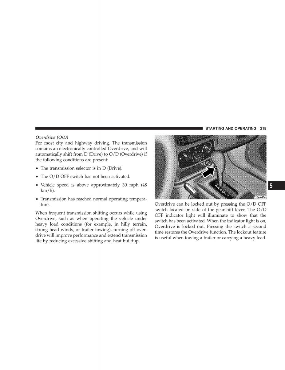 Jeep Liberty Cherokee KJ owners manual / page 219