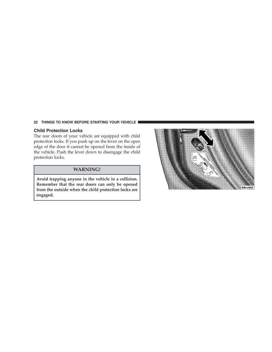 Jeep Liberty Cherokee KJ owners manual / page 22