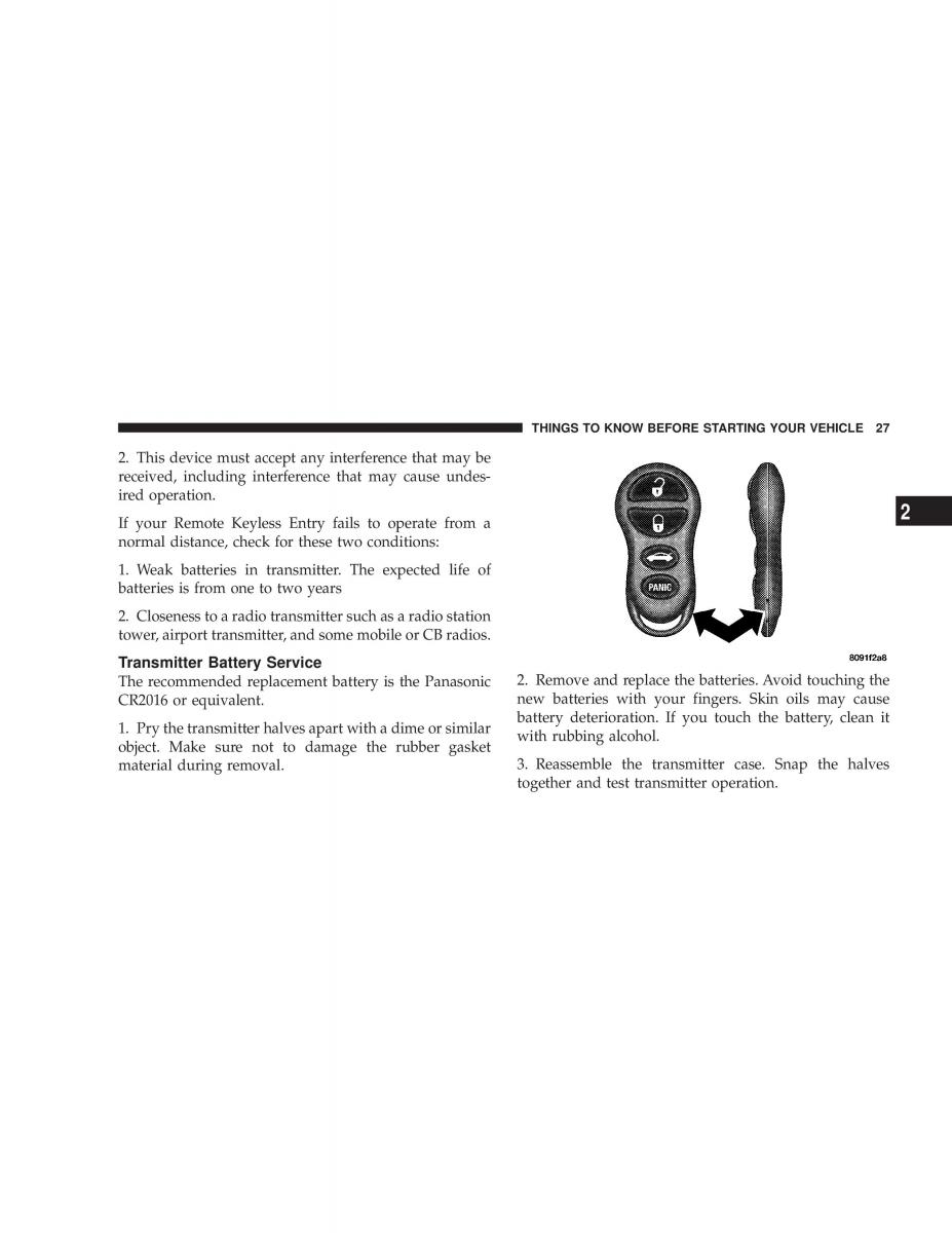 Jeep Liberty Cherokee KJ owners manual / page 27