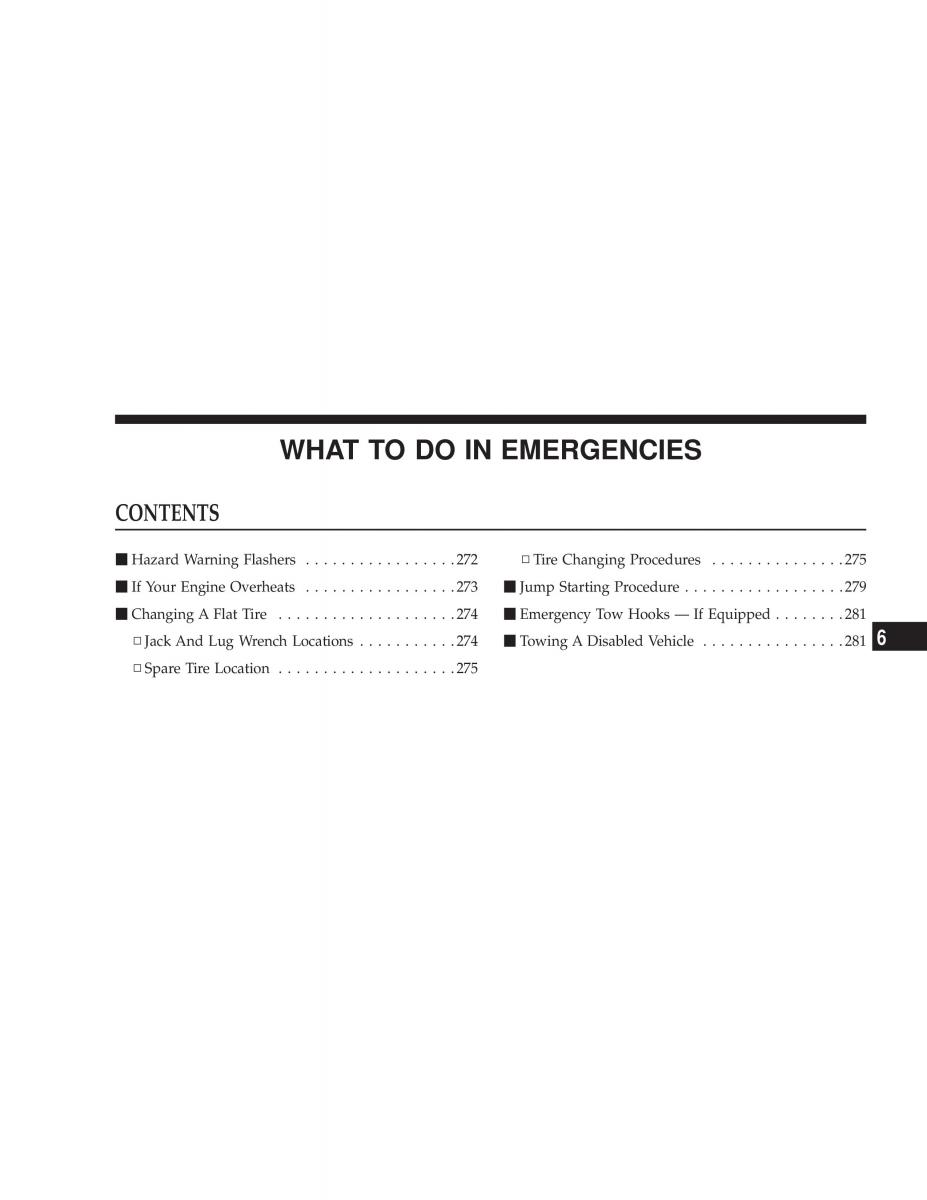 Jeep Liberty Cherokee KJ owners manual / page 271