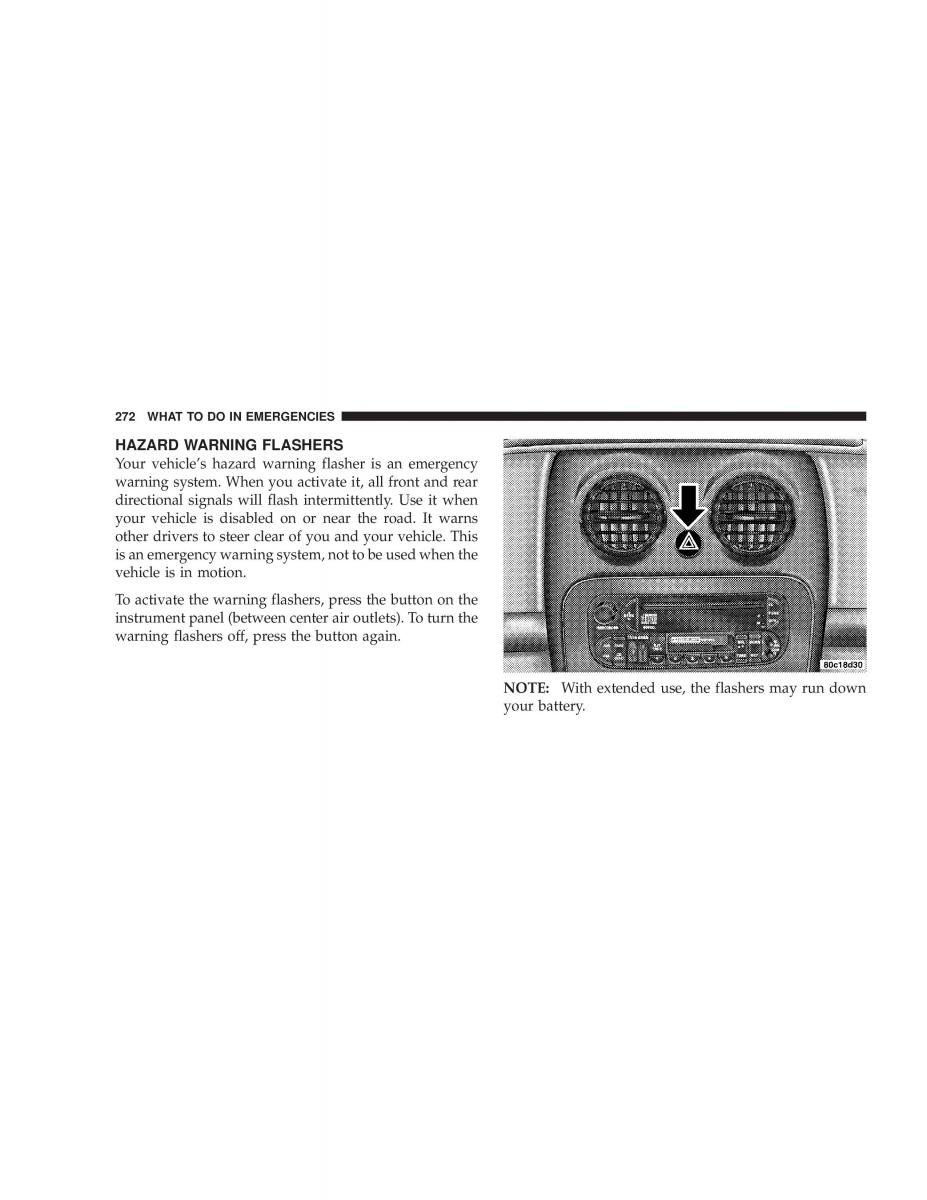 Jeep Liberty Cherokee KJ owners manual / page 272