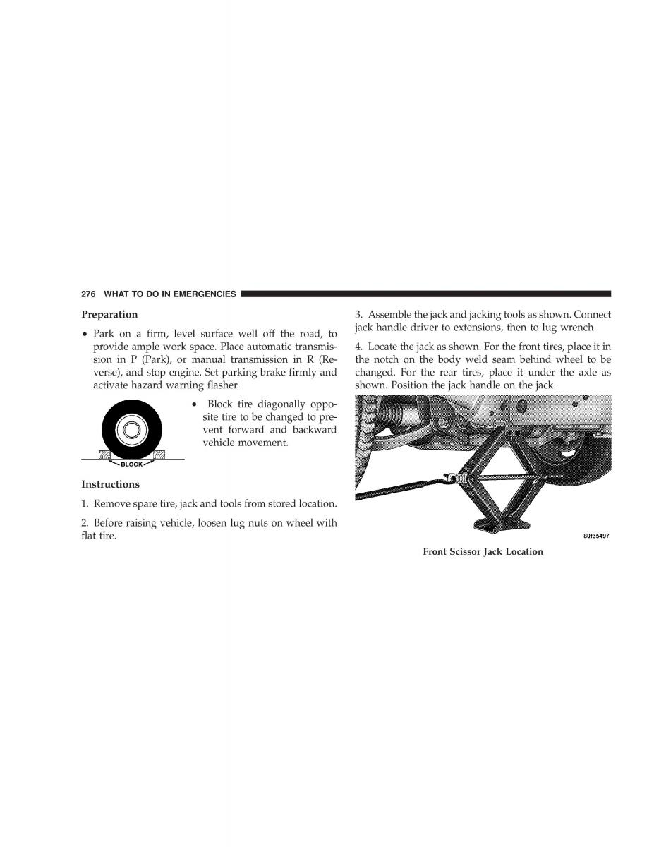 Jeep Liberty Cherokee KJ owners manual / page 276