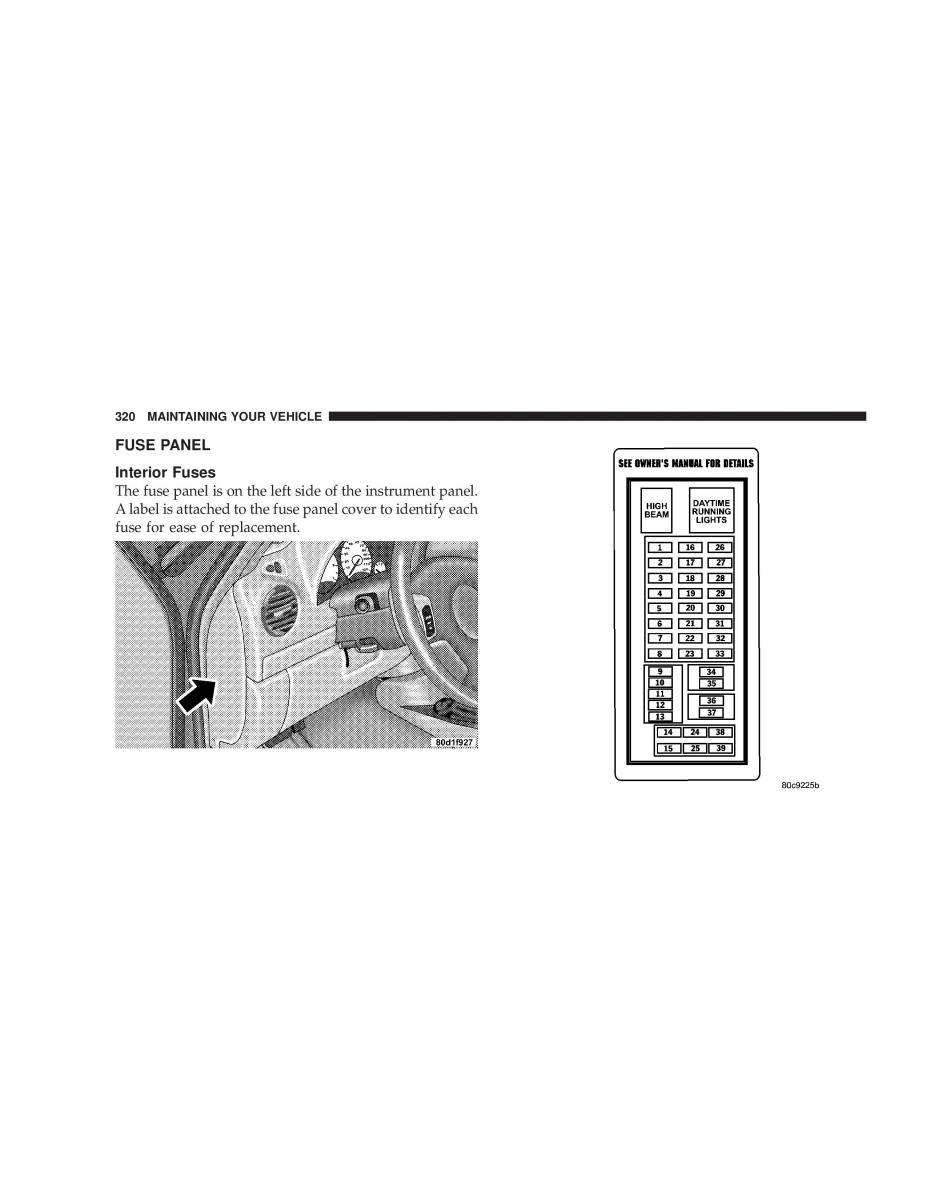 Jeep Liberty Cherokee KJ owners manual / page 320