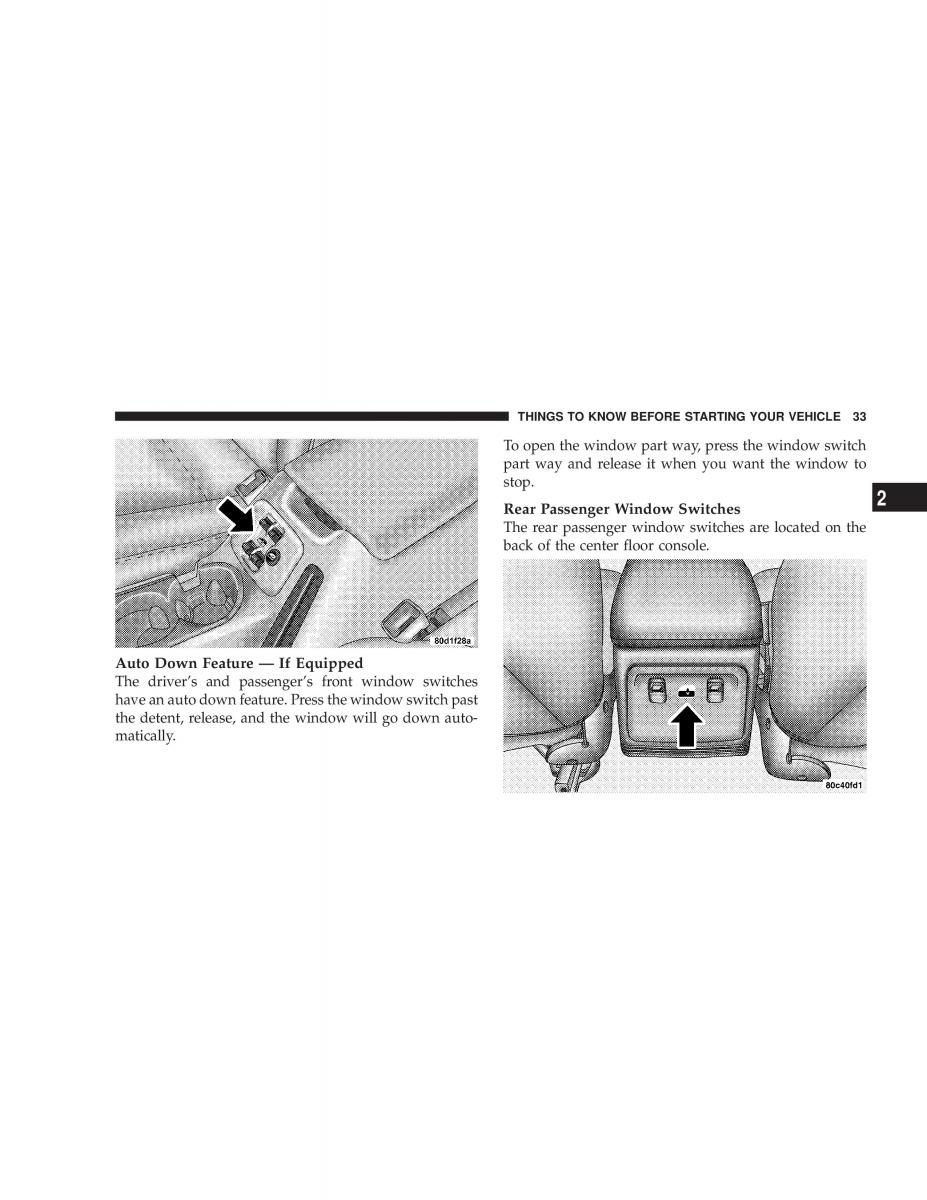 Jeep Liberty Cherokee KJ owners manual / page 33