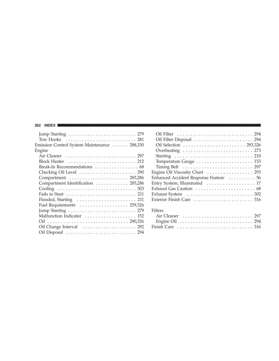 Jeep Liberty Cherokee KJ owners manual / page 362