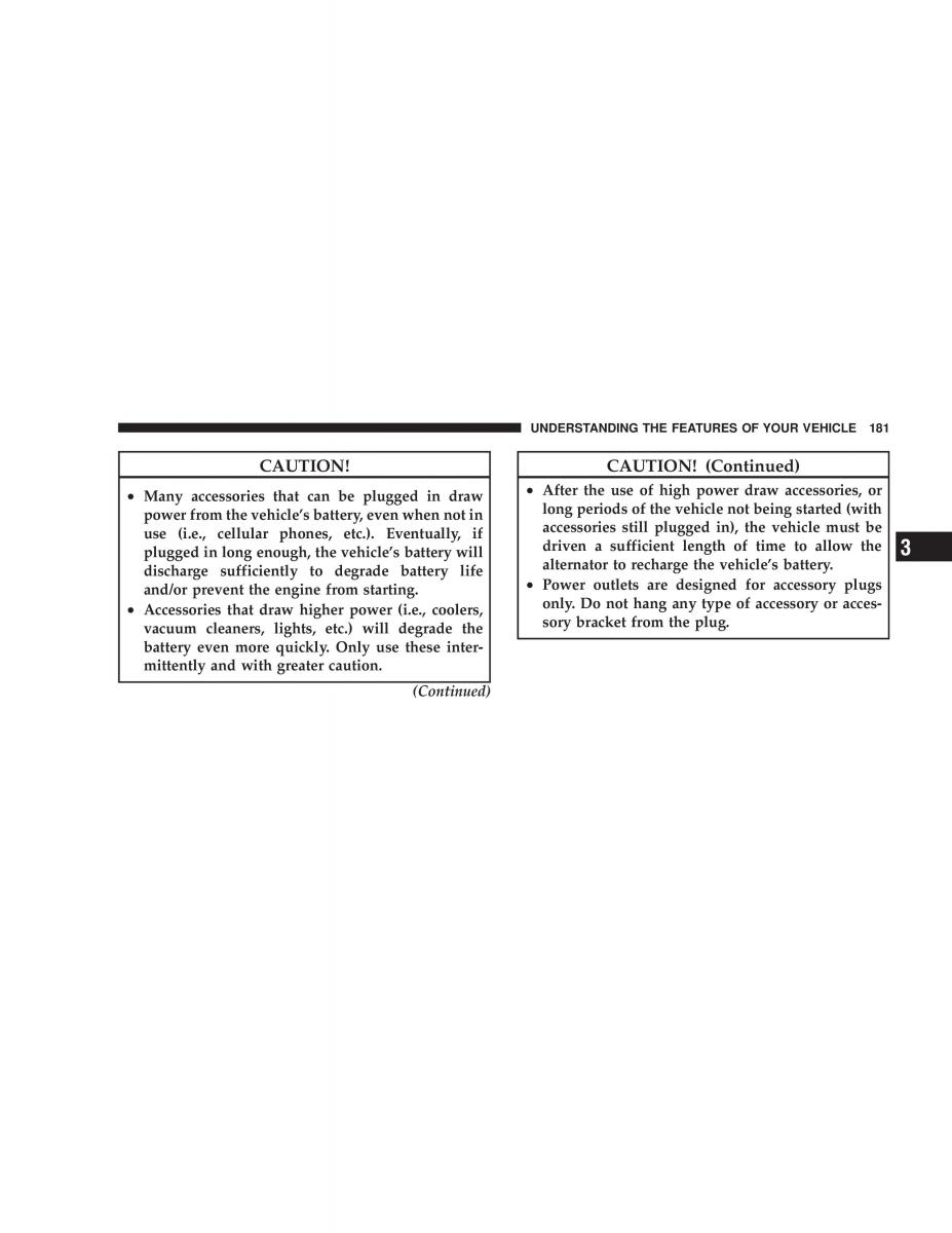 Jeep Liberty Cherokee KK owners manual / page 183