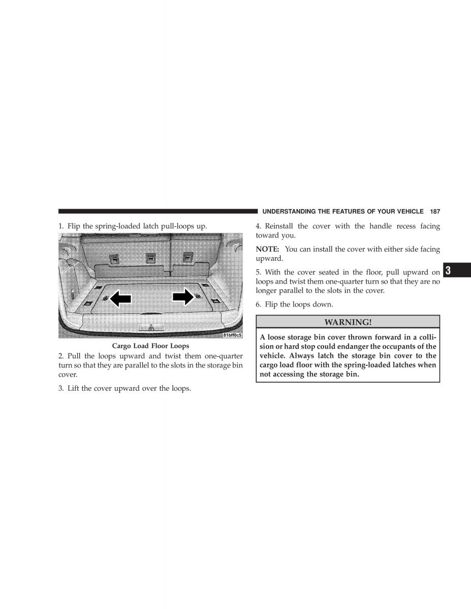 Jeep Liberty Cherokee KK owners manual / page 189