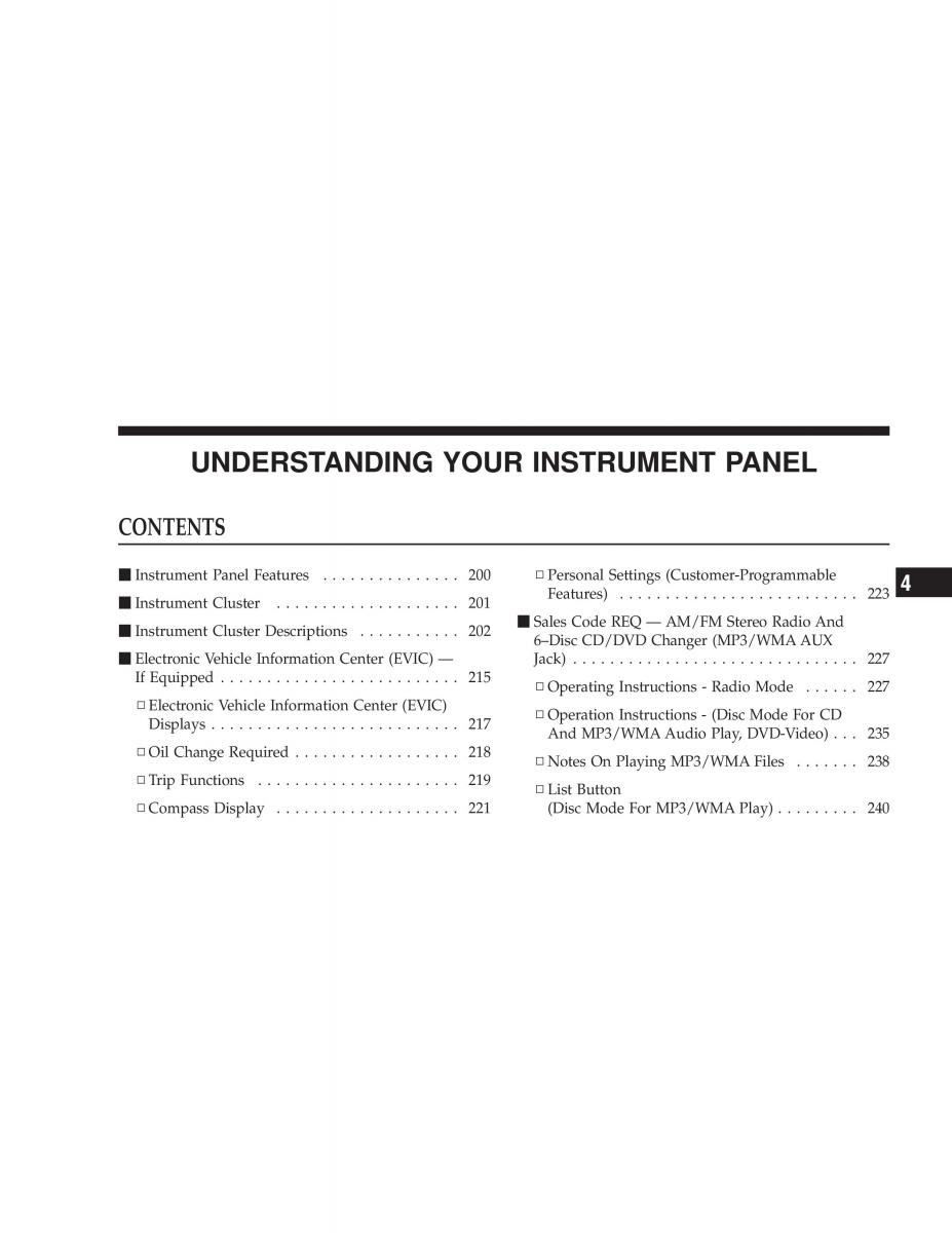 Jeep Liberty Cherokee KK owners manual / page 199