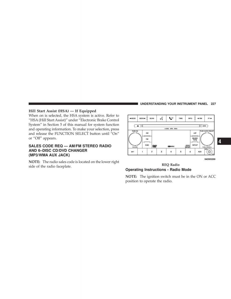 Jeep Liberty Cherokee KK owners manual / page 229