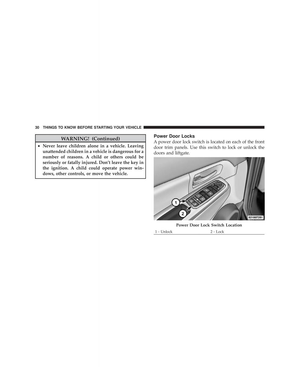 Jeep Liberty Cherokee KK owners manual / page 32