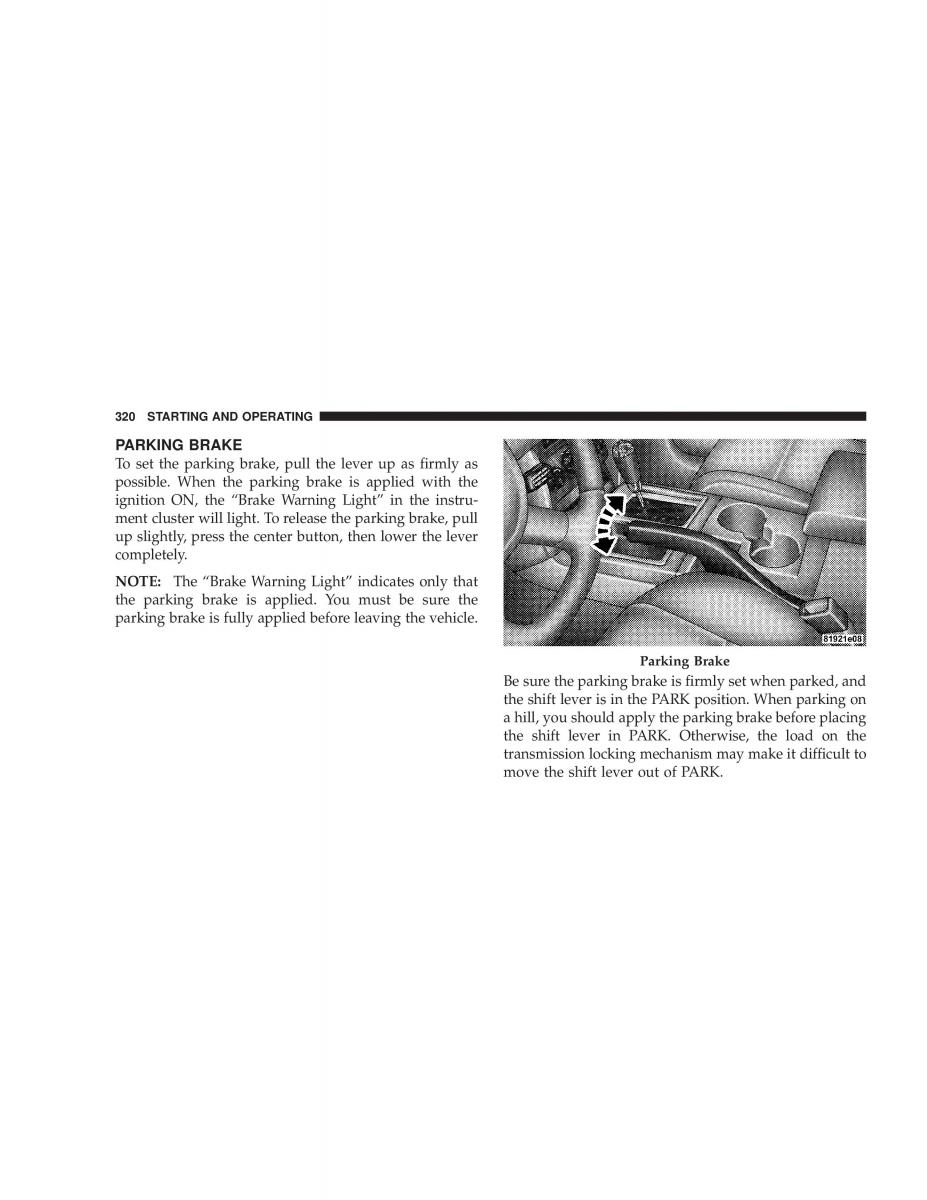 Jeep Liberty Cherokee KK owners manual / page 322