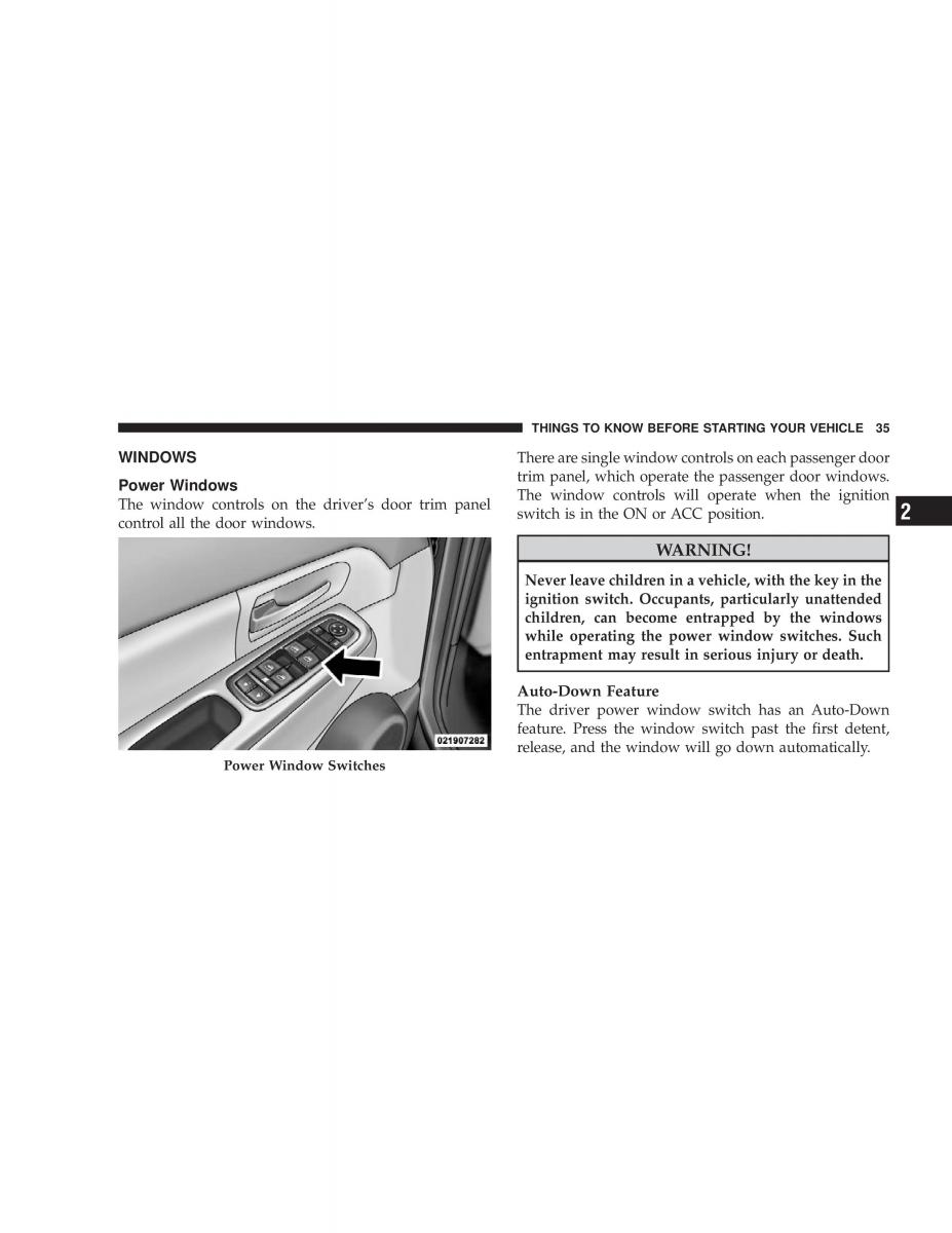 Jeep Liberty Cherokee KK owners manual / page 37