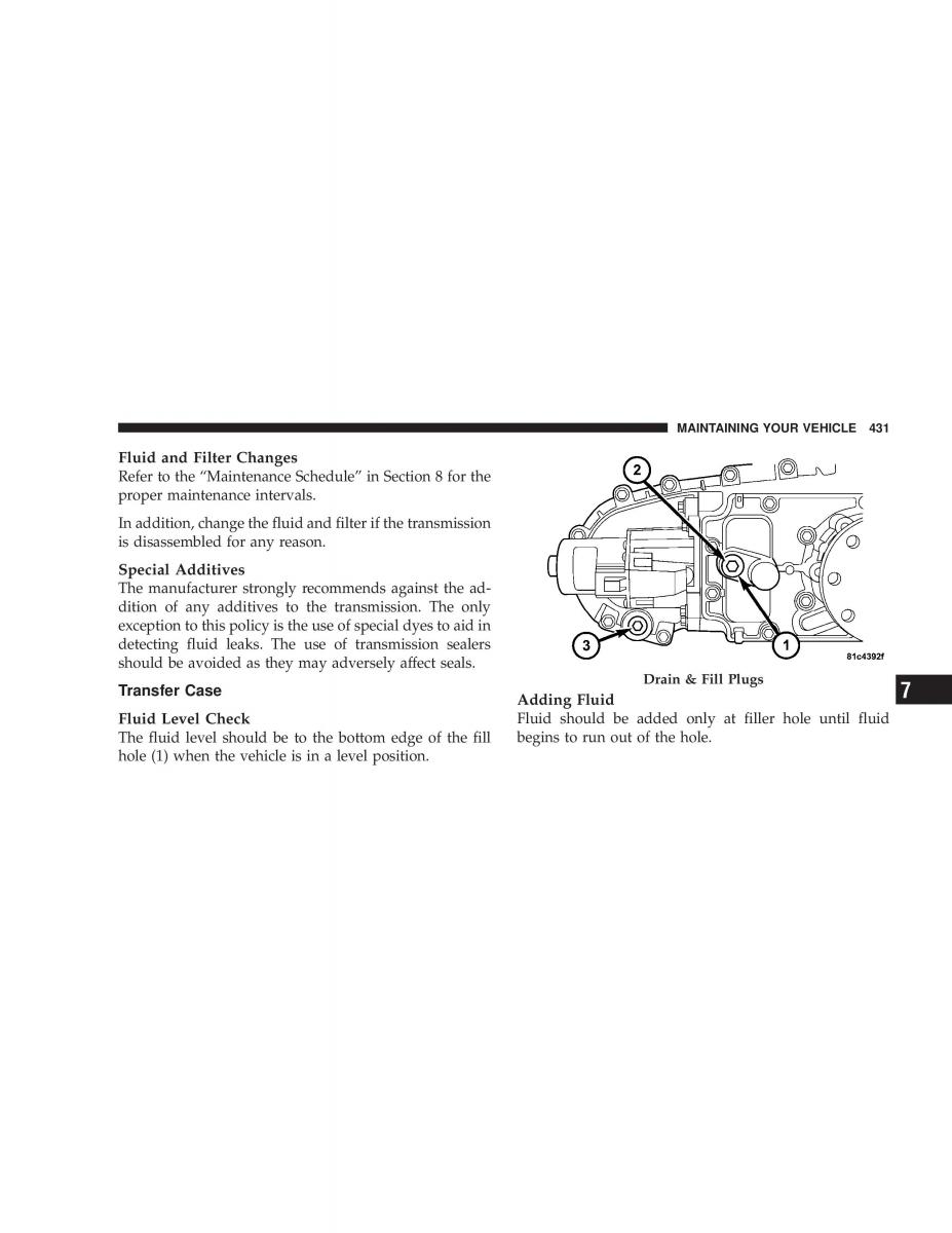 Jeep Liberty Cherokee KK owners manual / page 433