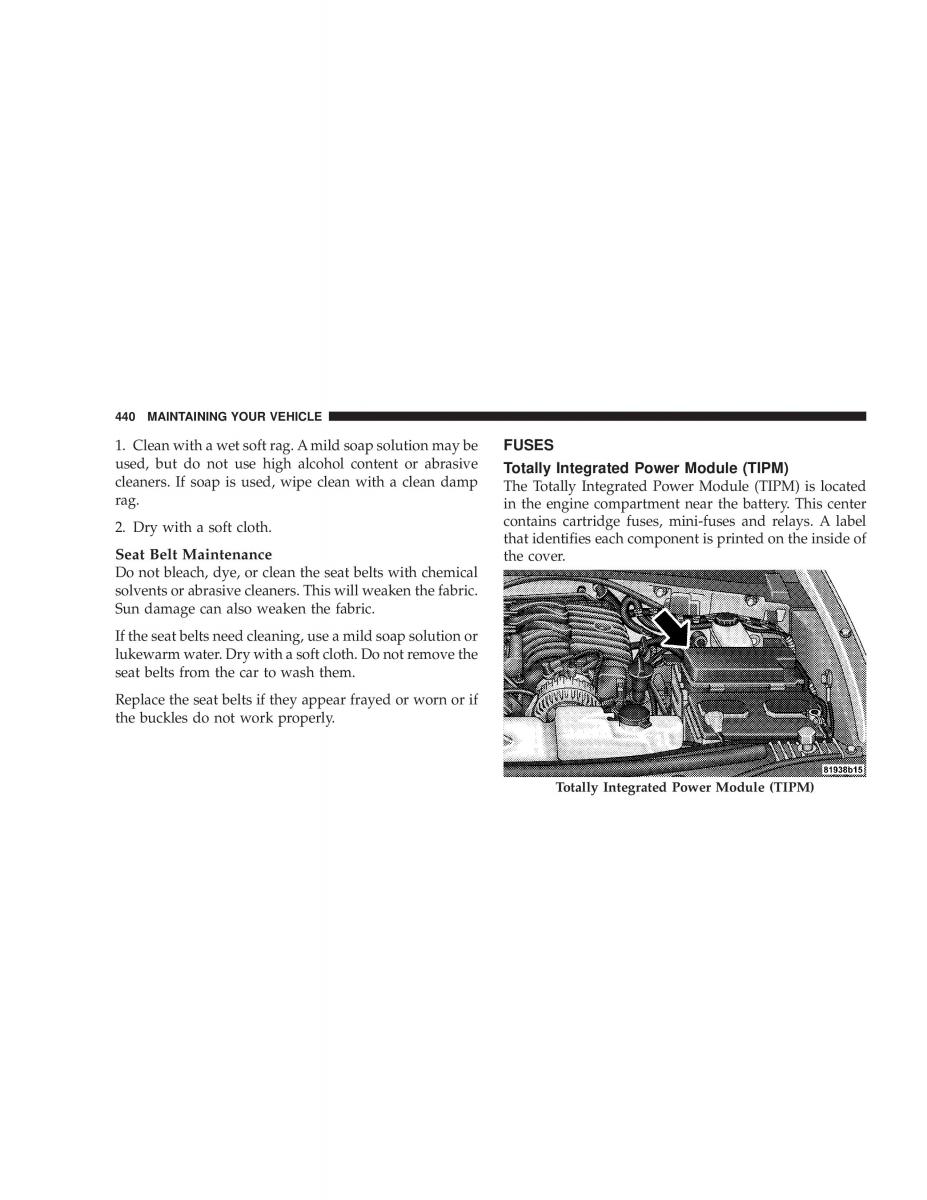 Jeep Liberty Cherokee KK owners manual / page 442