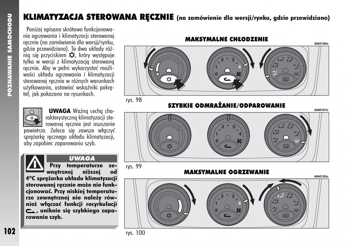 Alfa Romeo 147 instrukcja obslugi / page 104