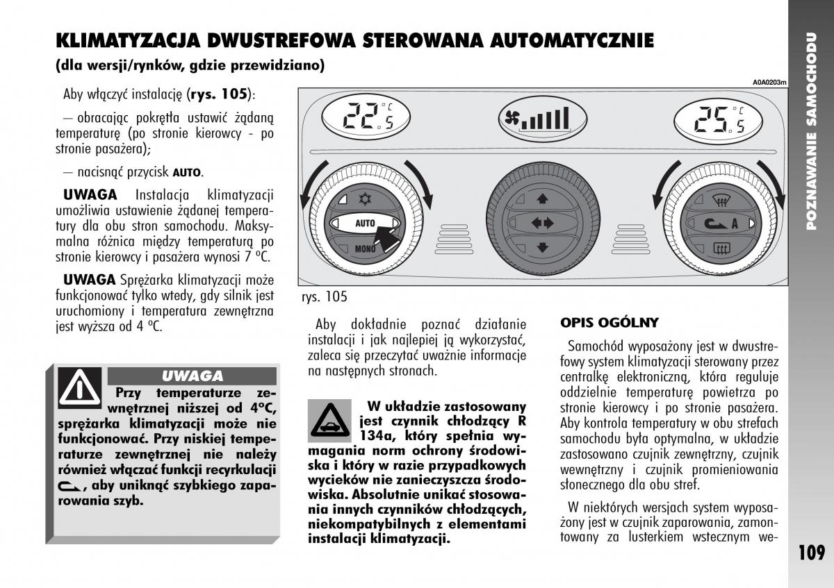 Alfa Romeo 147 instrukcja obslugi / page 111