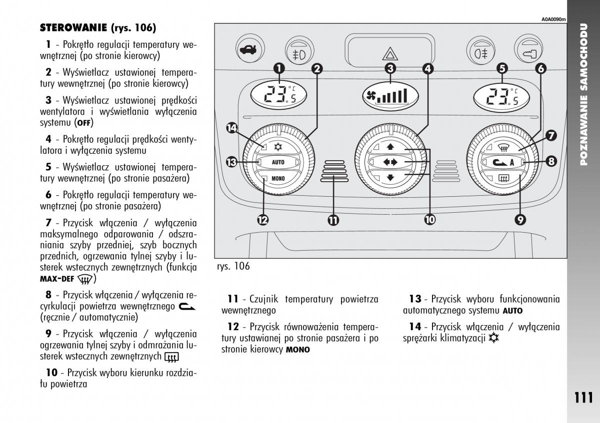 Alfa Romeo 147 instrukcja obslugi / page 113