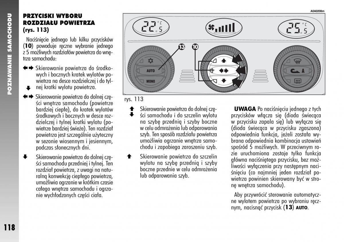 Alfa Romeo 147 instrukcja obslugi / page 120