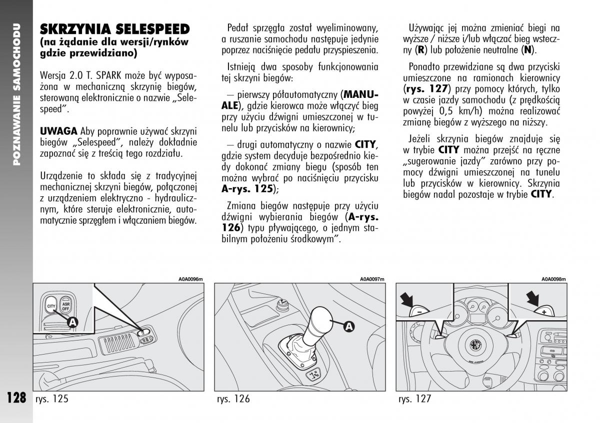 Alfa Romeo 147 instrukcja obslugi / page 130