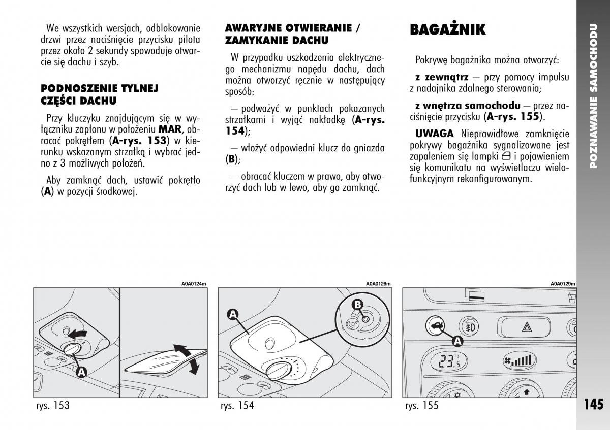 Alfa Romeo 147 instrukcja obslugi / page 147