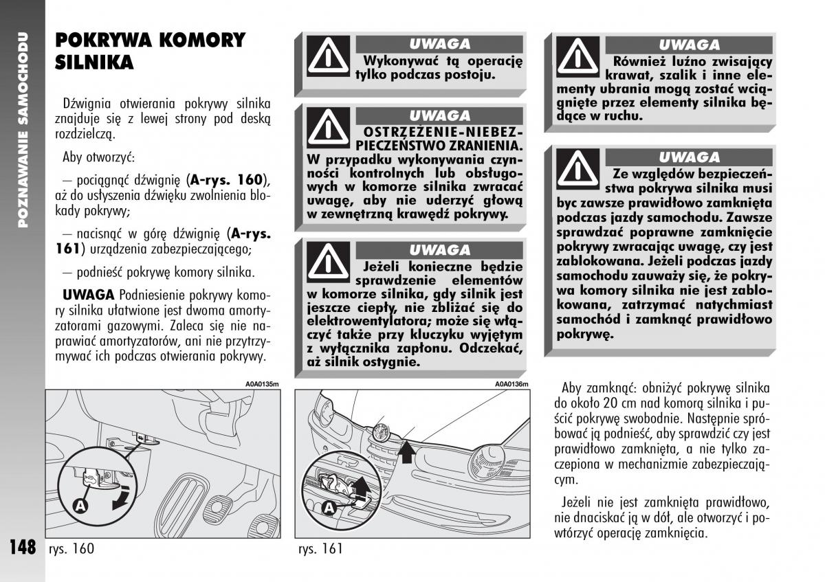 Alfa Romeo 147 instrukcja obslugi / page 150