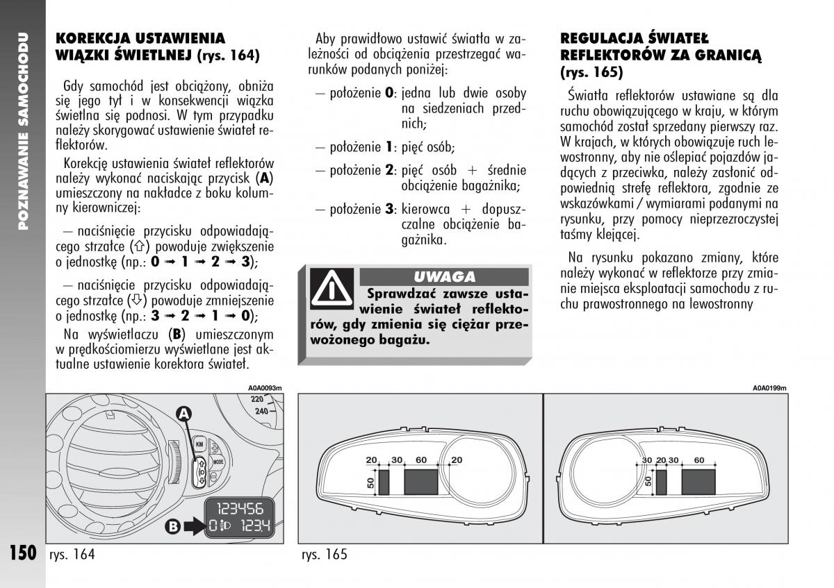 Alfa Romeo 147 instrukcja obslugi / page 152