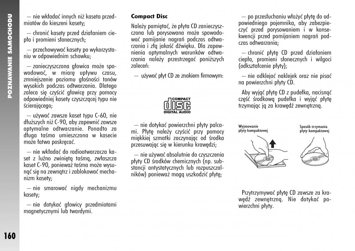 Alfa Romeo 147 instrukcja obslugi / page 162