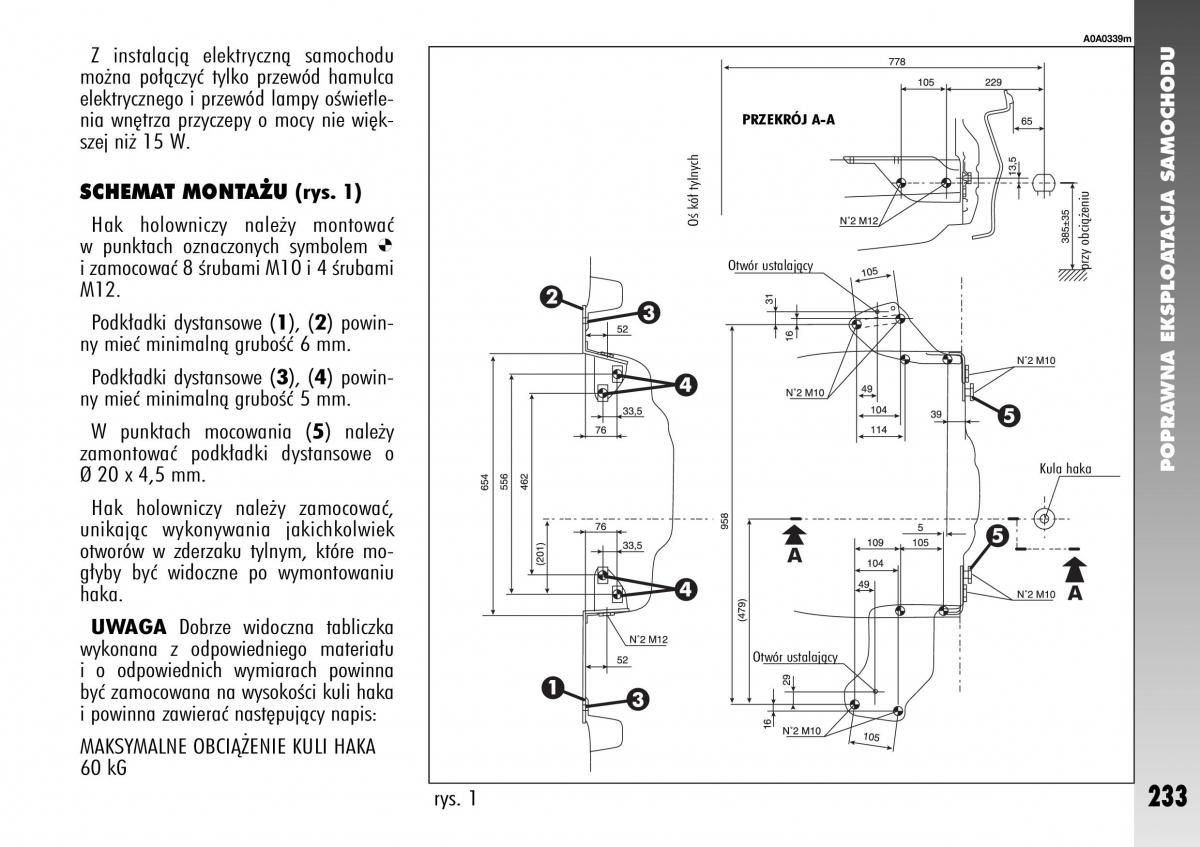 Alfa Romeo 147 instrukcja obslugi / page 235