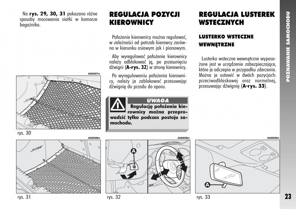 Alfa Romeo 147 instrukcja obslugi / page 25