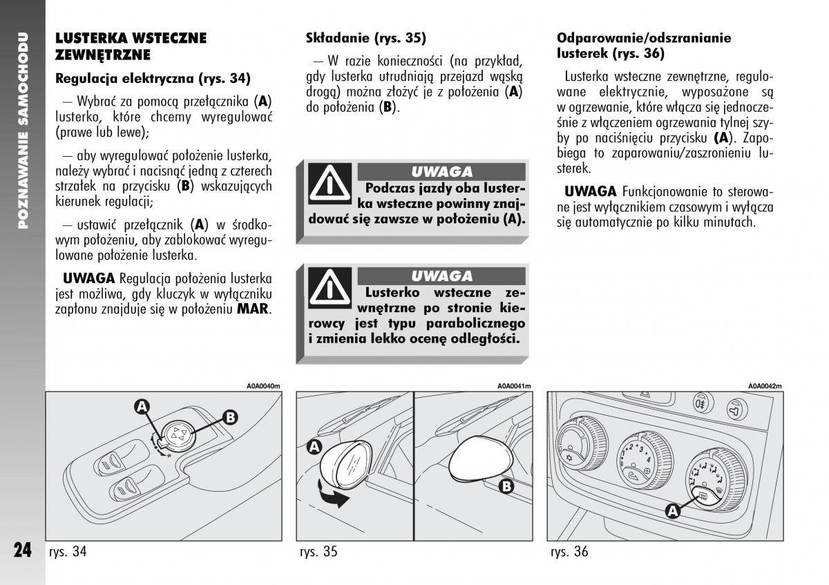 Alfa Romeo 147 instrukcja obslugi / page 26