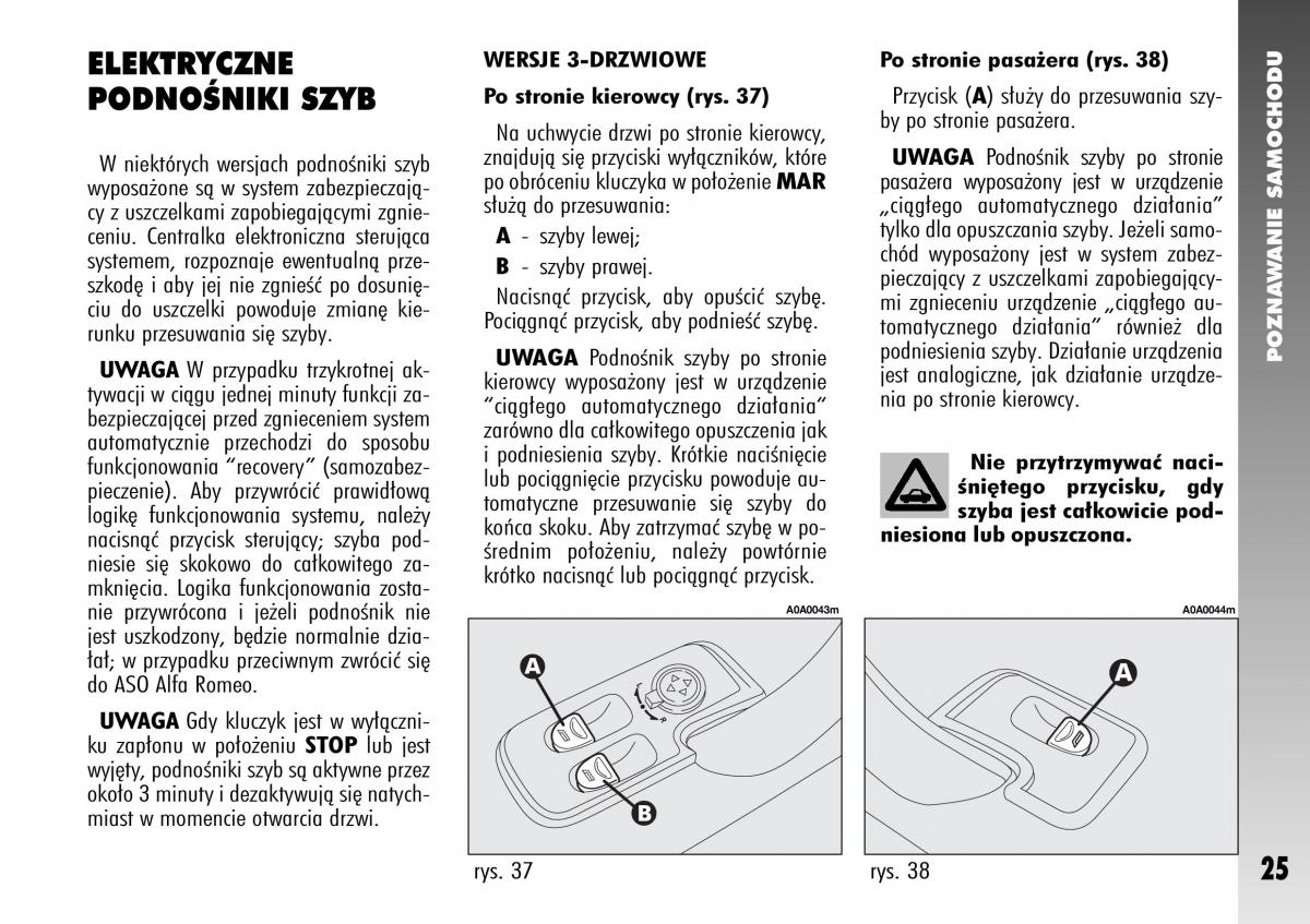 Alfa Romeo 147 instrukcja obslugi / page 27