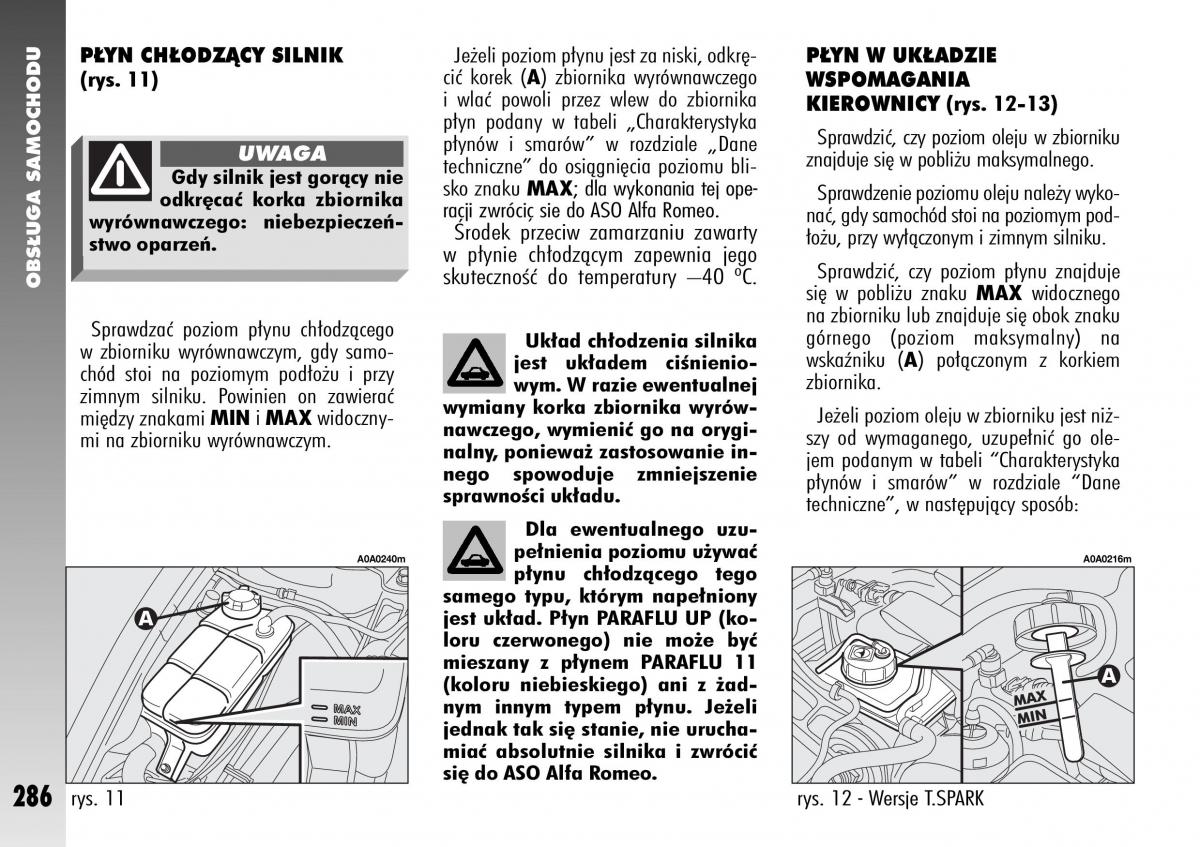 Alfa Romeo 147 instrukcja obslugi / page 288