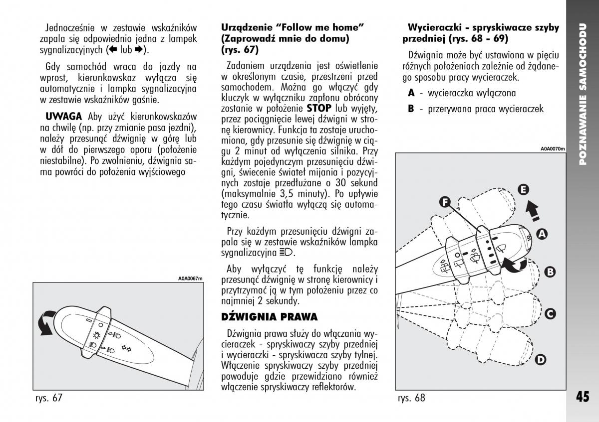 Alfa Romeo 147 instrukcja obslugi / page 47