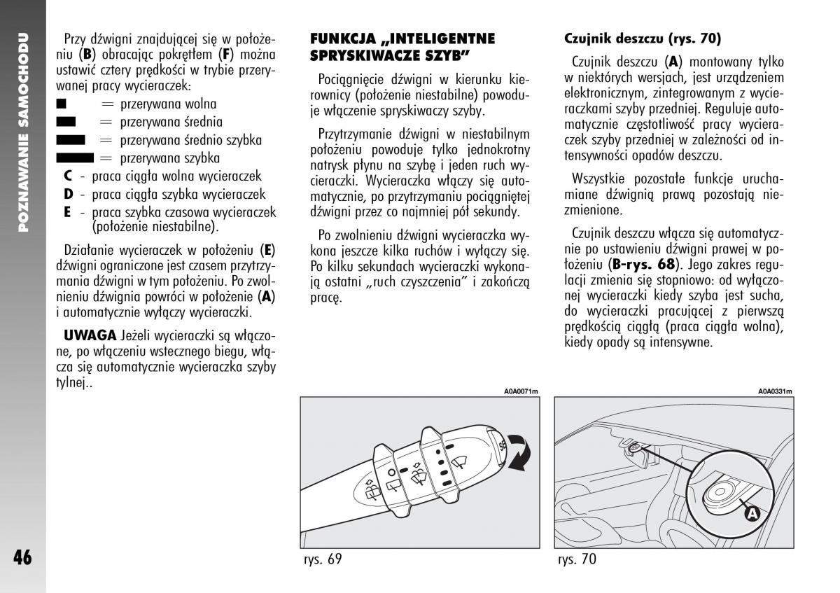 Alfa Romeo 147 instrukcja obslugi / page 48