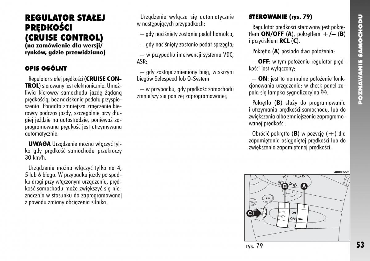 Alfa Romeo 156 instrukcja obslugi / page 55