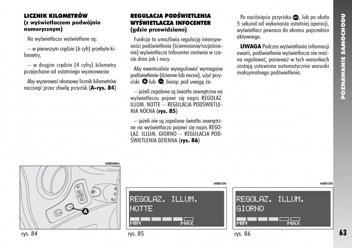 Alfa Romeo 156 instrukcja obslugi / page 65