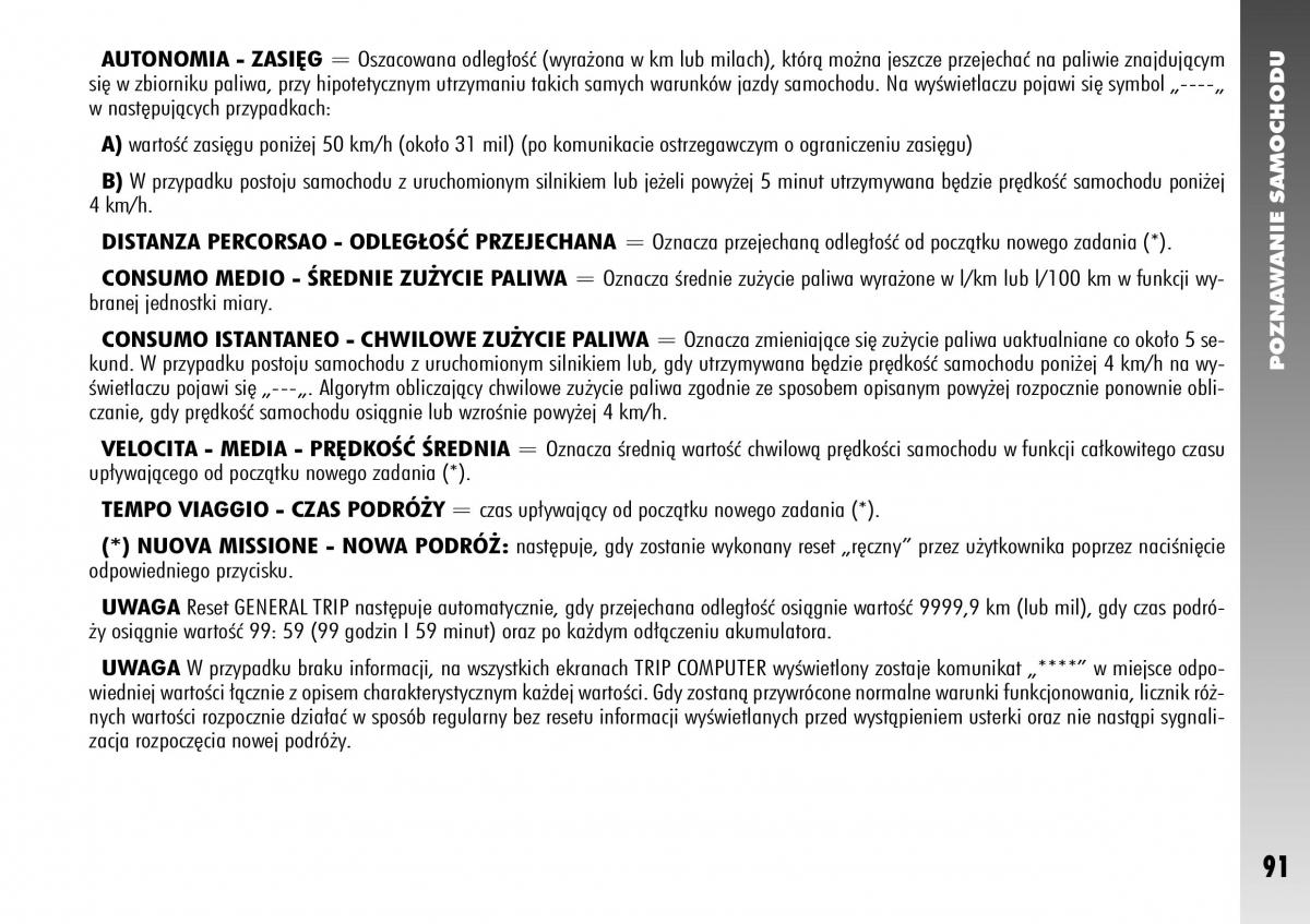 Alfa Romeo 156 instrukcja obslugi / page 93