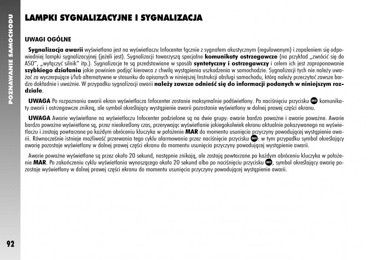 Alfa Romeo 156 instrukcja obslugi / page 94