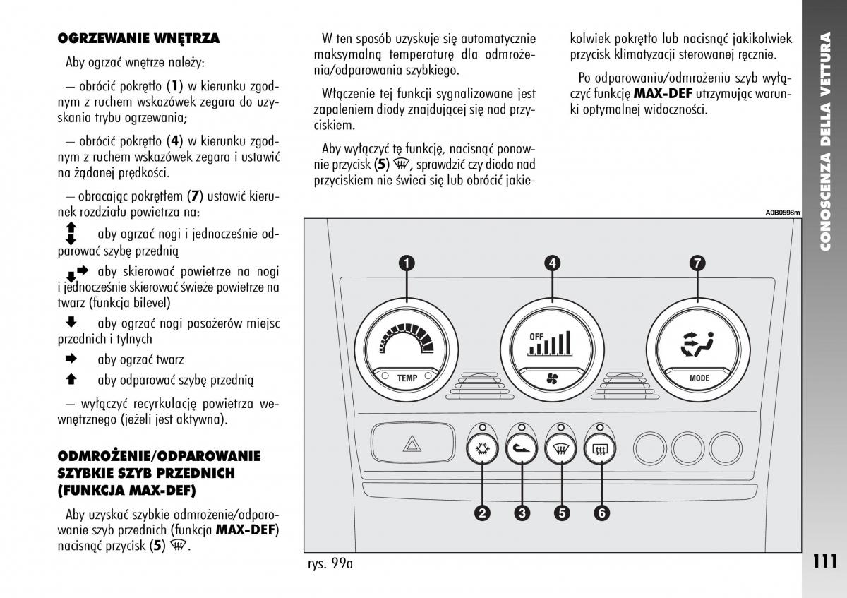 Alfa Romeo 156 instrukcja obslugi / page 113