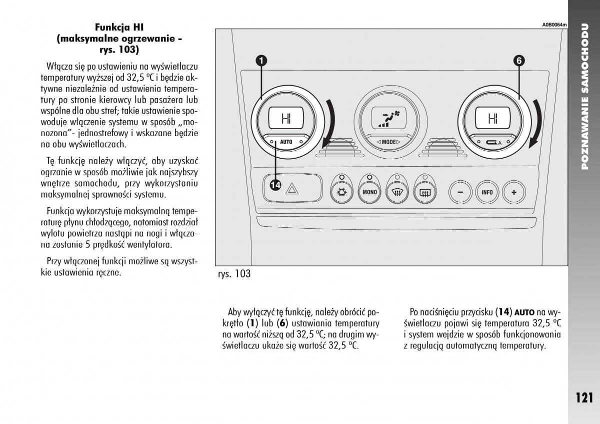 Alfa Romeo 156 instrukcja obslugi / page 123