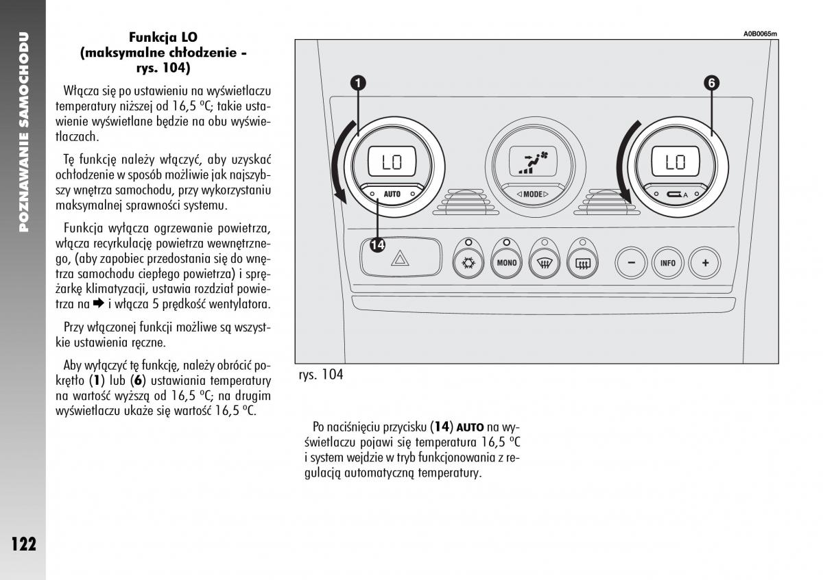 Alfa Romeo 156 instrukcja obslugi / page 124