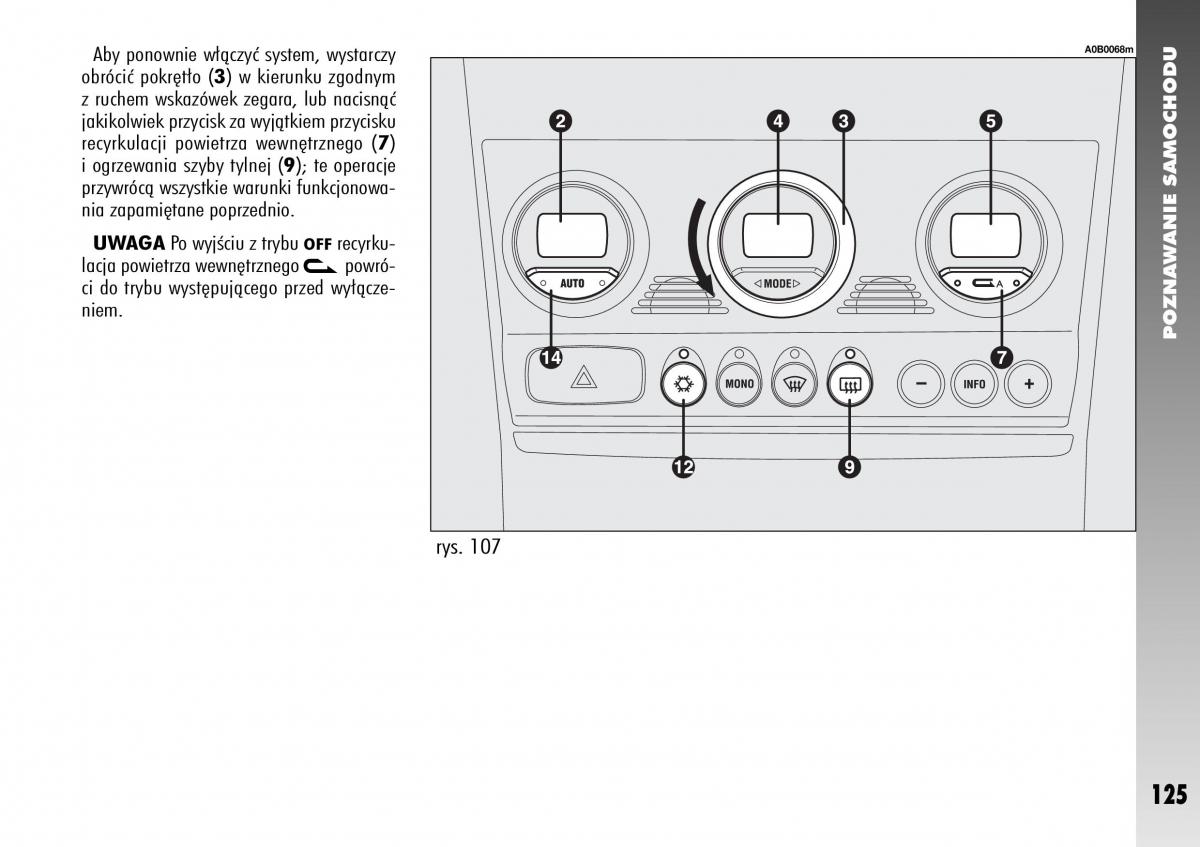 Alfa Romeo 156 instrukcja obslugi / page 127