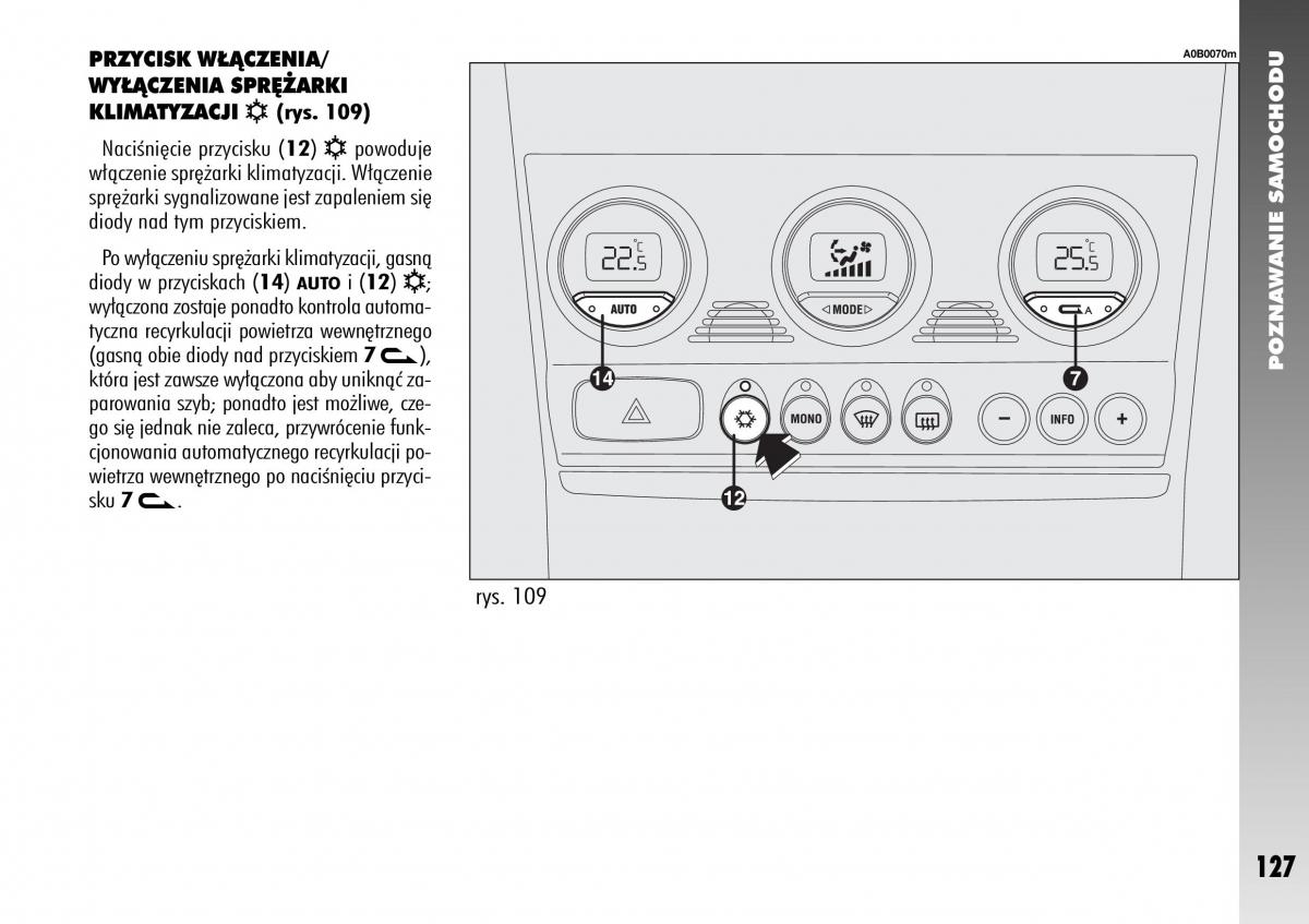 Alfa Romeo 156 instrukcja obslugi / page 129