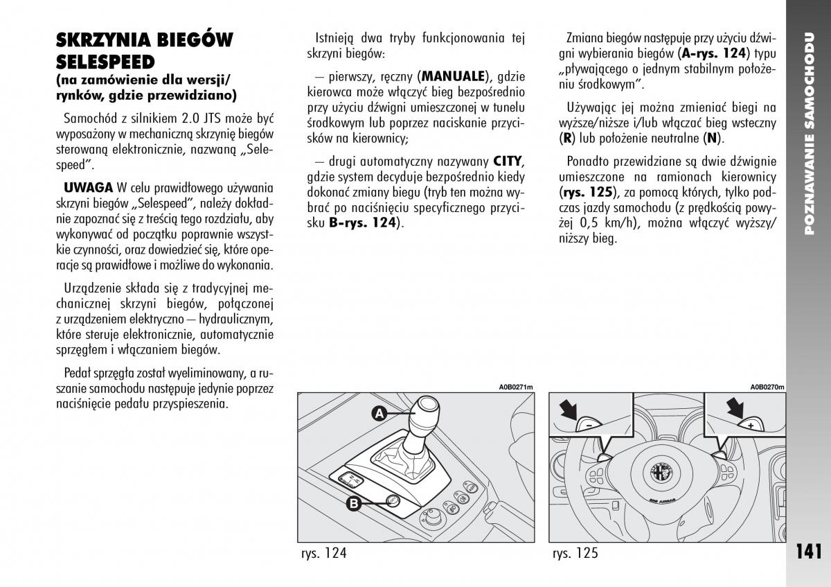 Alfa Romeo 156 instrukcja obslugi / page 143